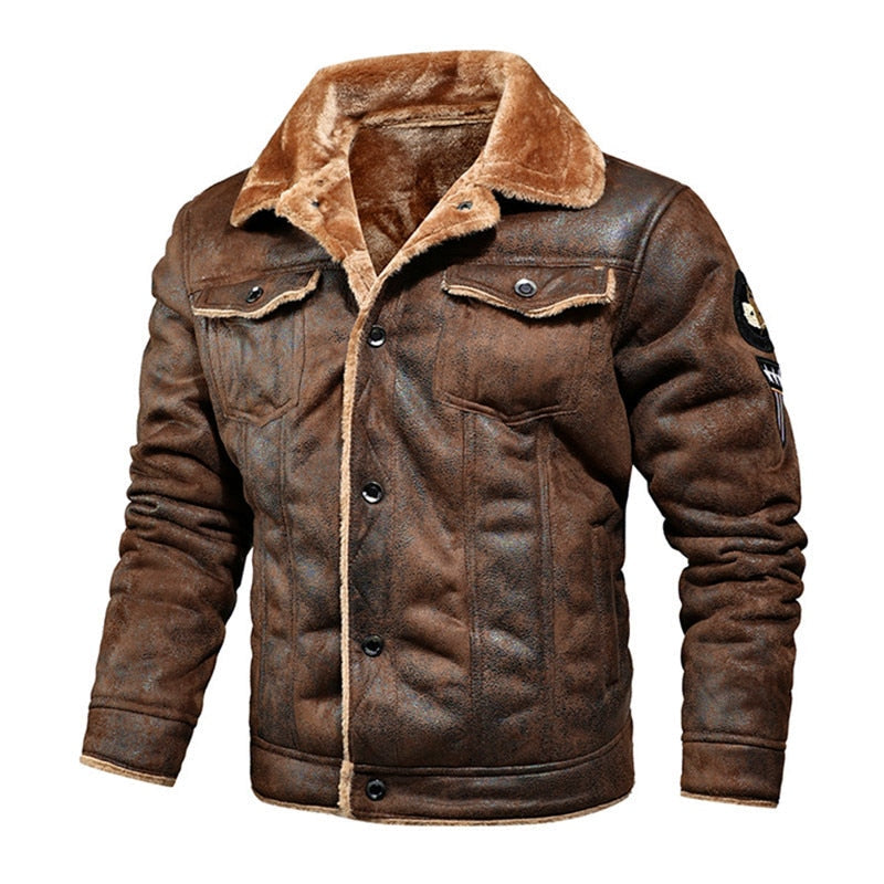 Chamarra de Cuero para Hombre Harbe Stefano Romano®