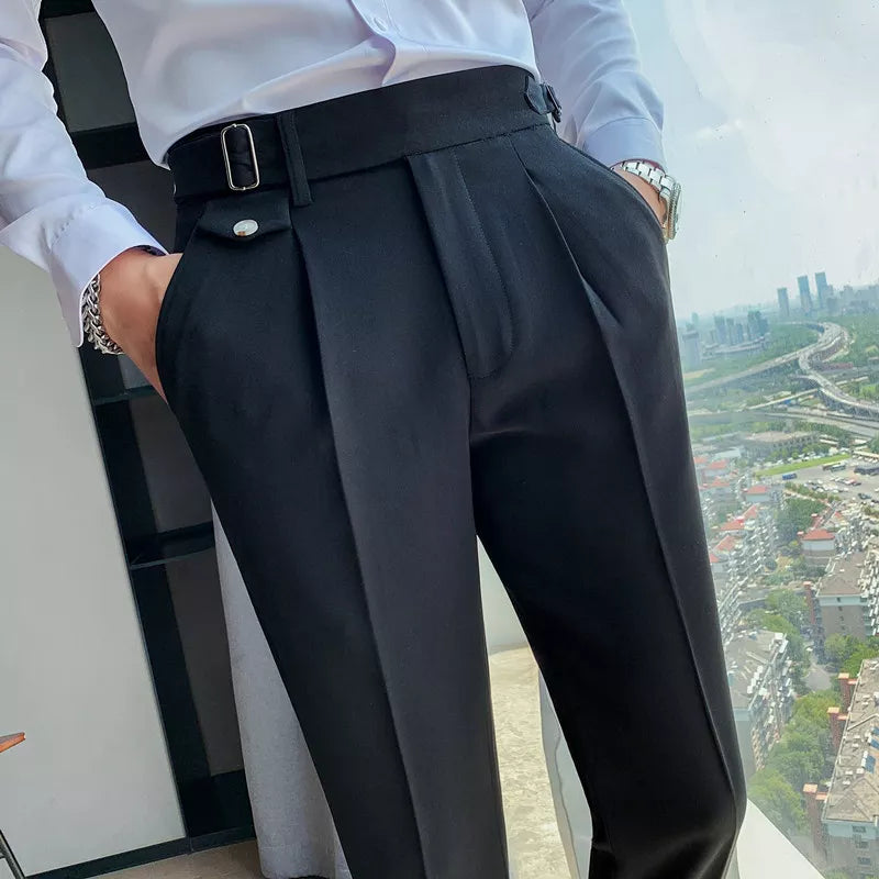 Pantalón de Vestir Slim Fit Gurkha para Hombre Leonardo Stefano Romano®