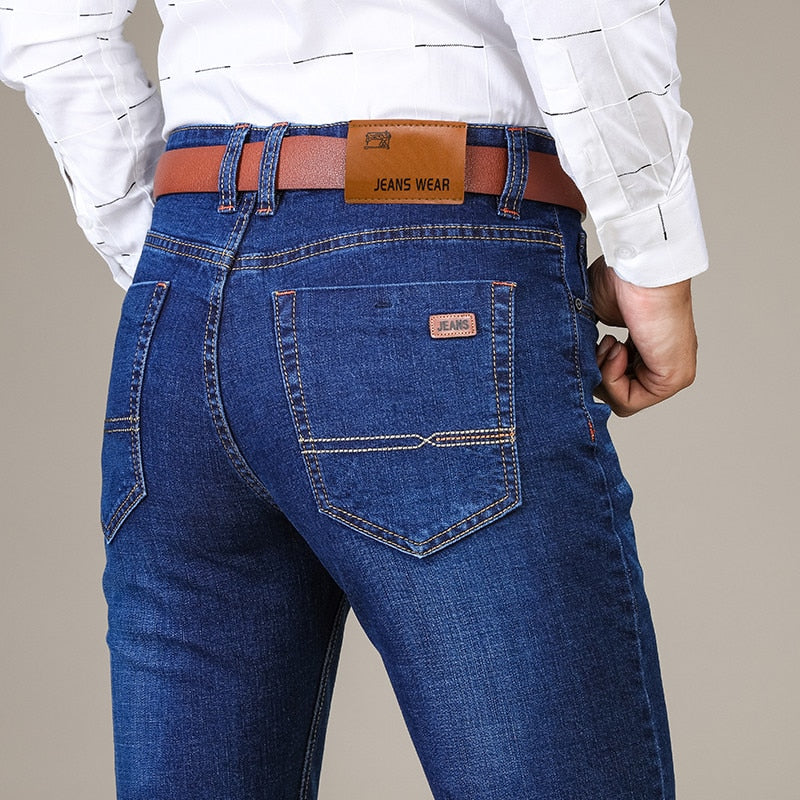 Pantalón de Mezclilla Recto para Hombre Luca Stefano Romano®
