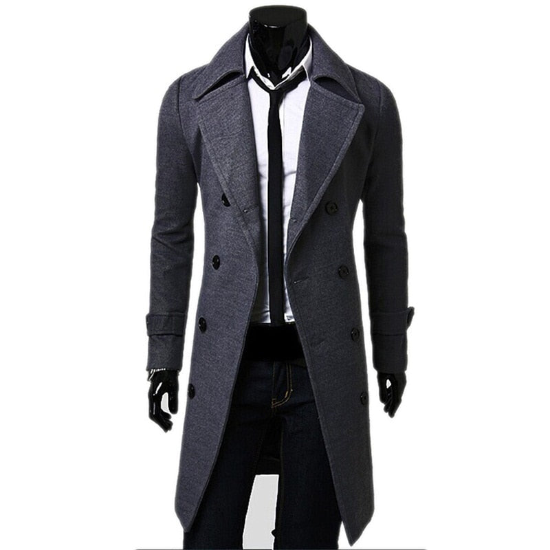Abrigo de Doble Botonadura para Hombre Stefano Romano®