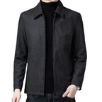 Abrigo para Hombre con Cuello Polo y Cierre Stefano Romano®