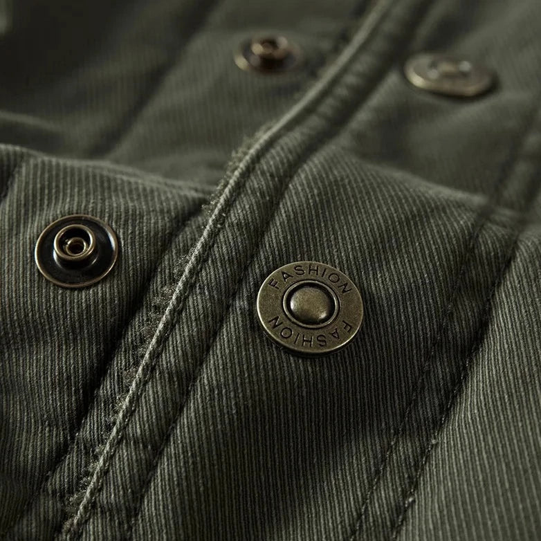 Chamarra Militar con Forro de Lana para Hombre Stefano Romano®