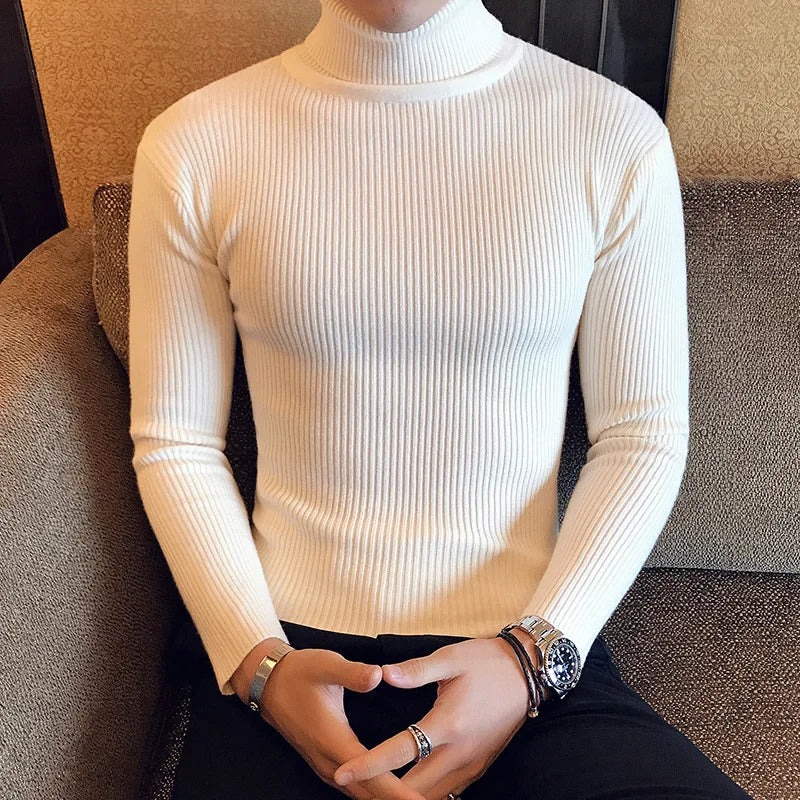 Suéter Cuello Alto Sastrería Italiana para Hombre Marco Stefano Romano®