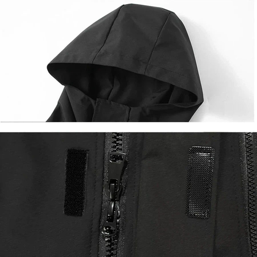 Chamarra Impermeable Plus Size para Hombre Stefano Romano®