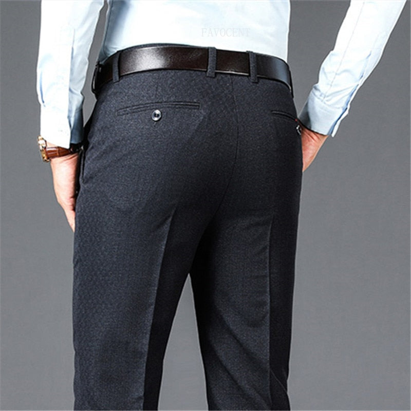 Pantalón de Vestir Recto para Hombre Alessandro Stefano Romano®