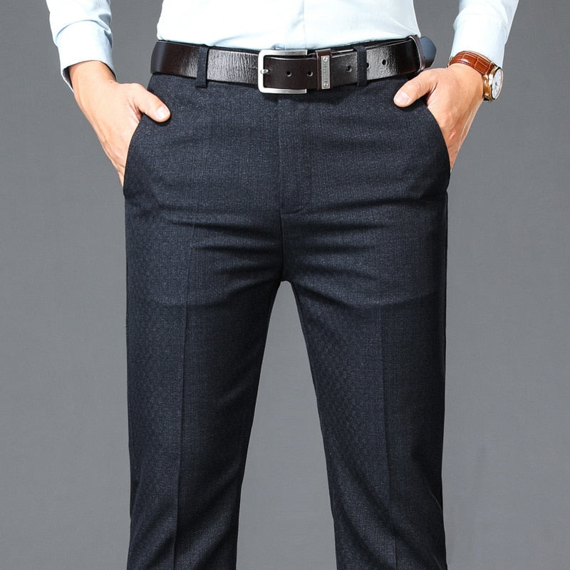 Pantalón de Vestir Recto para Hombre Alessandro Stefano Romano®