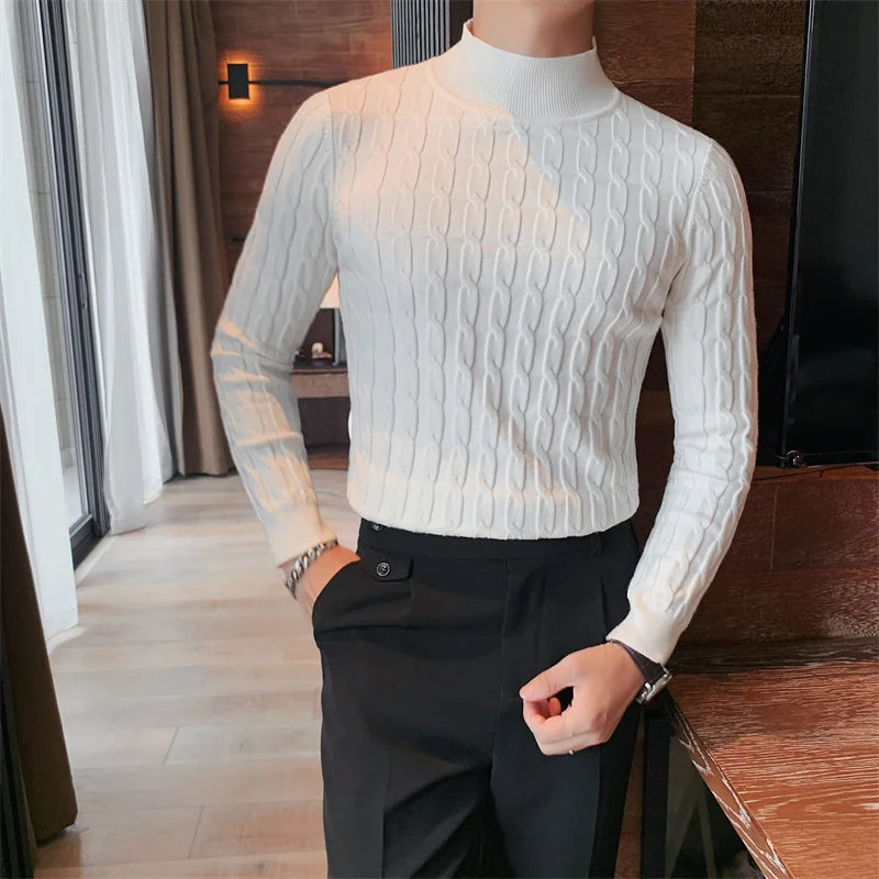 Suéter de Cuello Alto para Hombre Milan Stefano Romano®
