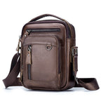 Bolsa Pequeña de Cuero Genuino para Hombre Marco Stefano Romano®