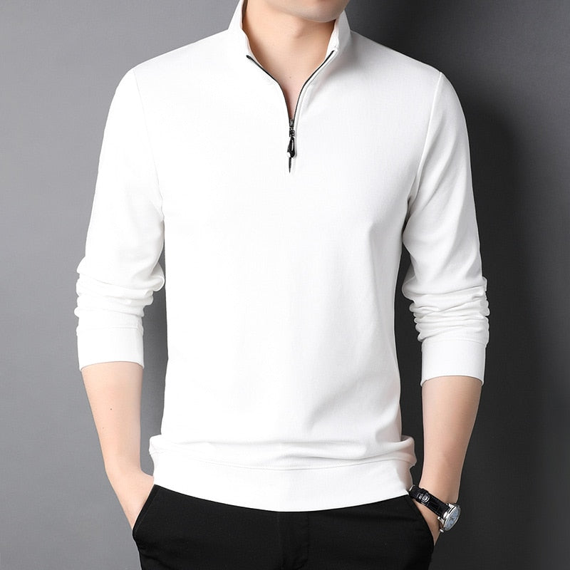 Camisa de Manga Larga con Cierre para Hombre Stefano Romano®