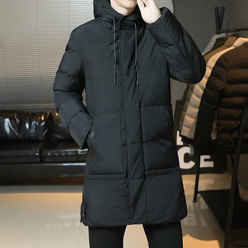 Chamarra Larga Puffer para Hombre Stefano Romano®