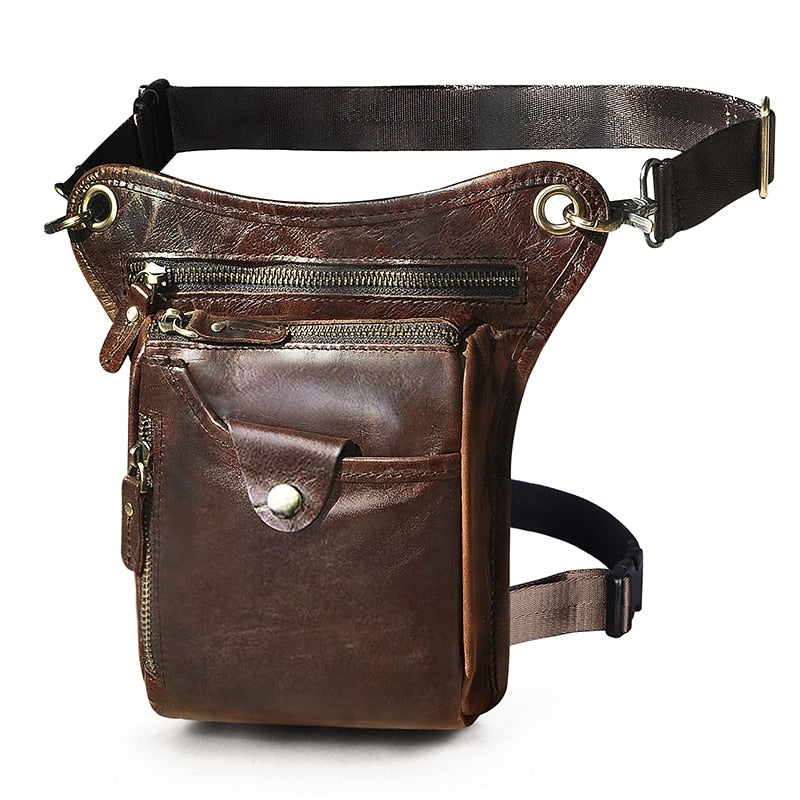 Riñonera de Cuero Genuino para Hombre Stefano Romano®