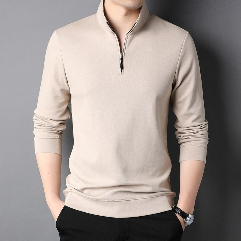 Camisa de Manga Larga con Cierre para Hombre Stefano Romano®