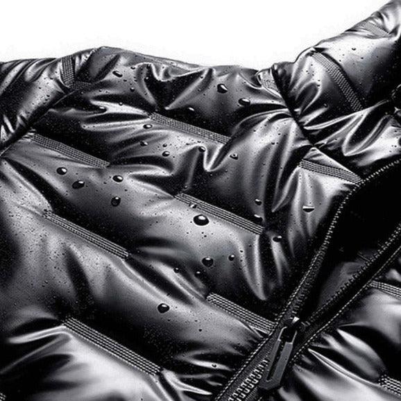 Abrigo Negro para Hombre Acolchado Burbuja Stefano Romano®