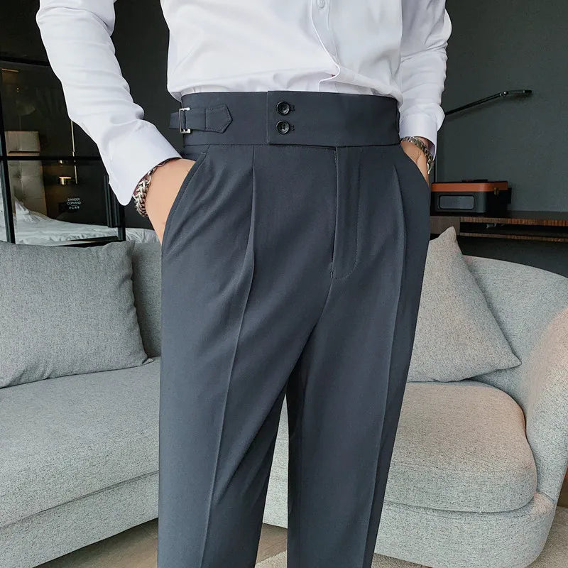 Pantalón de Vestir Slim Fit Gurkha para Hombre Dante Stefano Romano®