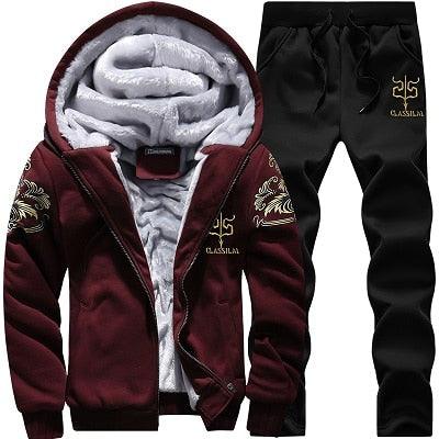 Conjunto de Sudadera de Lana para Hombre Dark Stefano Romano®