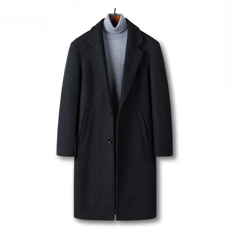 Abrigo Largo de Diseñador para Hombre Alessandro Stefano Romano®