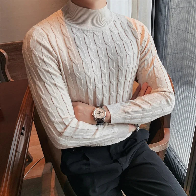 Suéter de Cuello Alto para Hombre Milan Stefano Romano®
