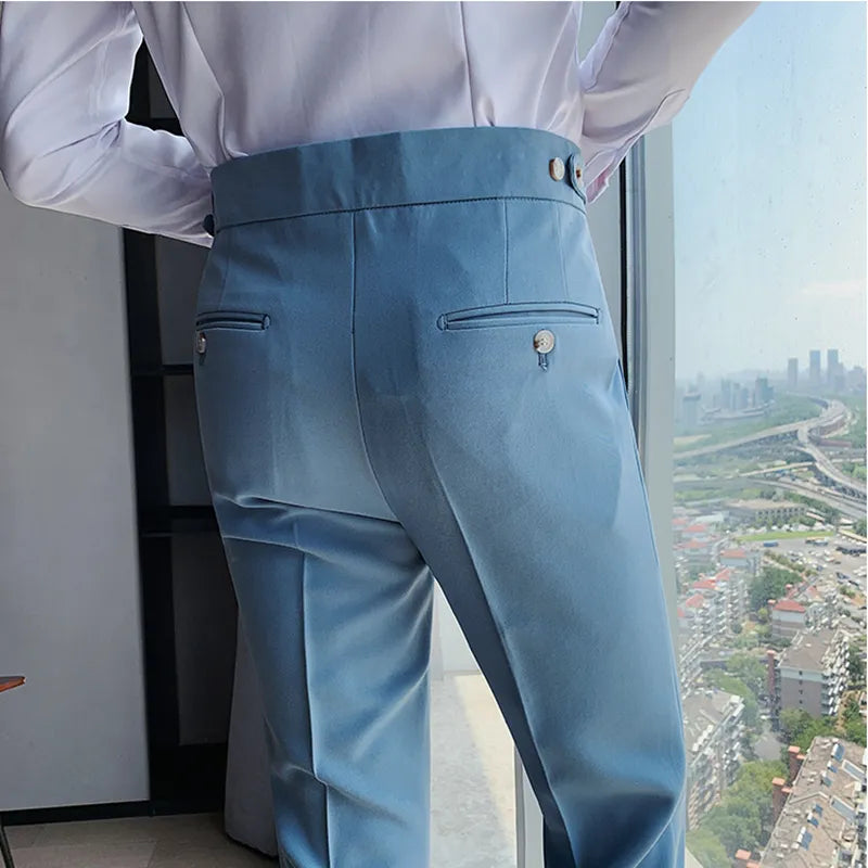 Pantalón de Vestir Slim Fit Gurkha para Hombre Leonardo Stefano Romano®