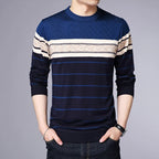 Suéter a Rayas Cuello Redondo para Hombre Marco Stefano Romano®