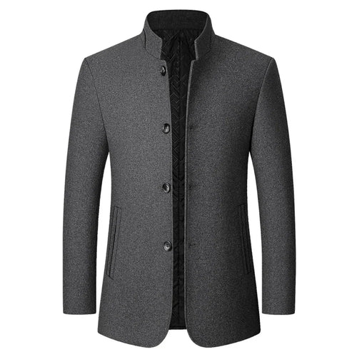 Abrigo Cuello Alto para Hombre de Diseñador Stefano Romano®