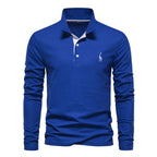 Playera Polo de Manga Larga para Hombre Stefano Romano®