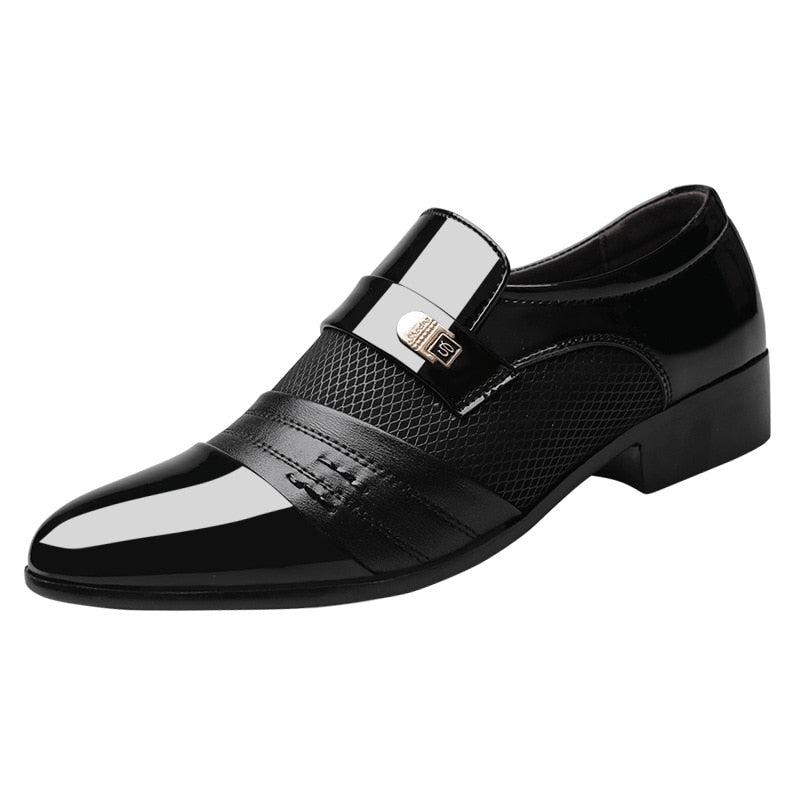 Zapato de Cuero Charolado para Hombre Alessandro Stefano Romano®
