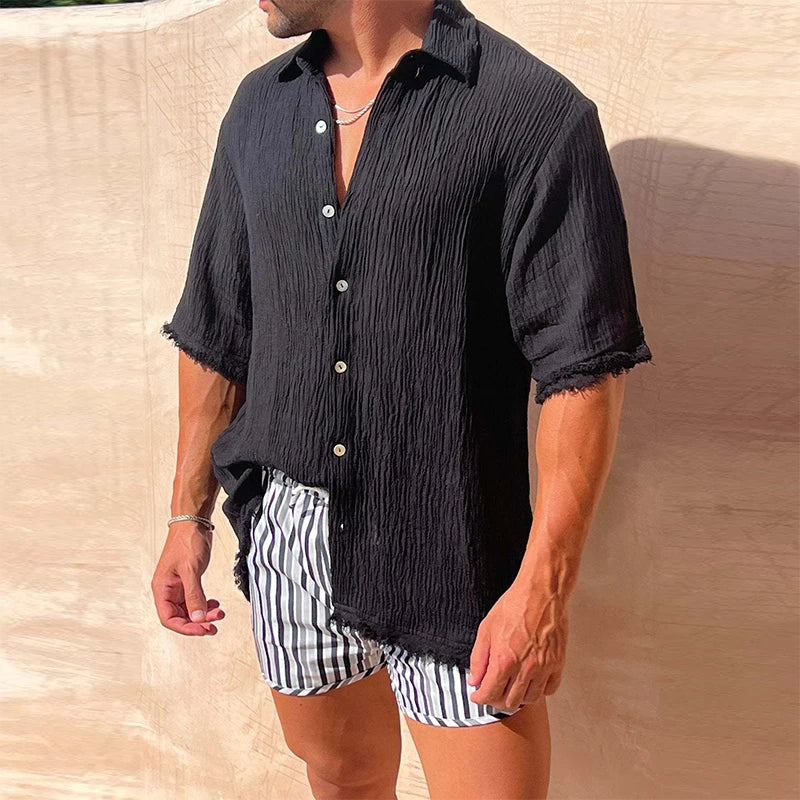 Camisa de Lino para Hombre Stefano Romano®