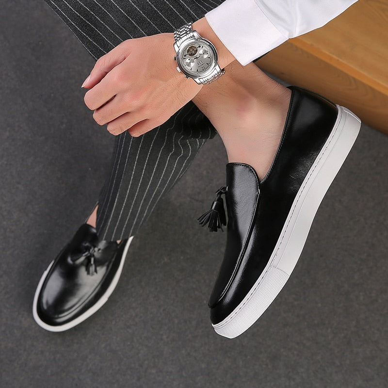 Zapato Mocasín de Cuero para Hombre Fèvre Stefano Romano®