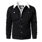Chamarra de Mezclilla con Forro de Lana Cuello Polo para Hombre Marco Stefano Romano®