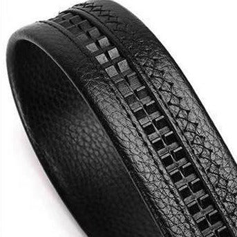Cinturón Negro de Cuero para Hombre Stefano Romano®