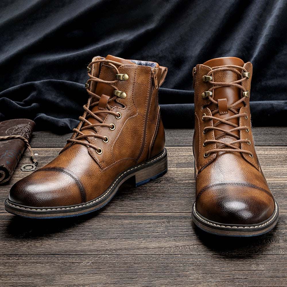 Bota de Cuero para Hombre Leonar Stefano Romano®