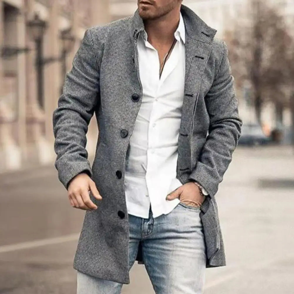 Abrigo Gris para Hombre Stefano Romano®