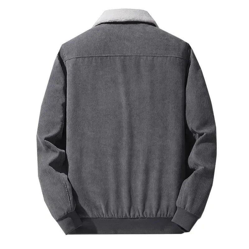 Chamarra Casual Cuello Polo Corte Regular para Hombre Marco Stefano Romano®