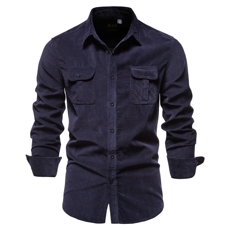Camisa de Vestir Algodón para Hombre Stefano Romano®