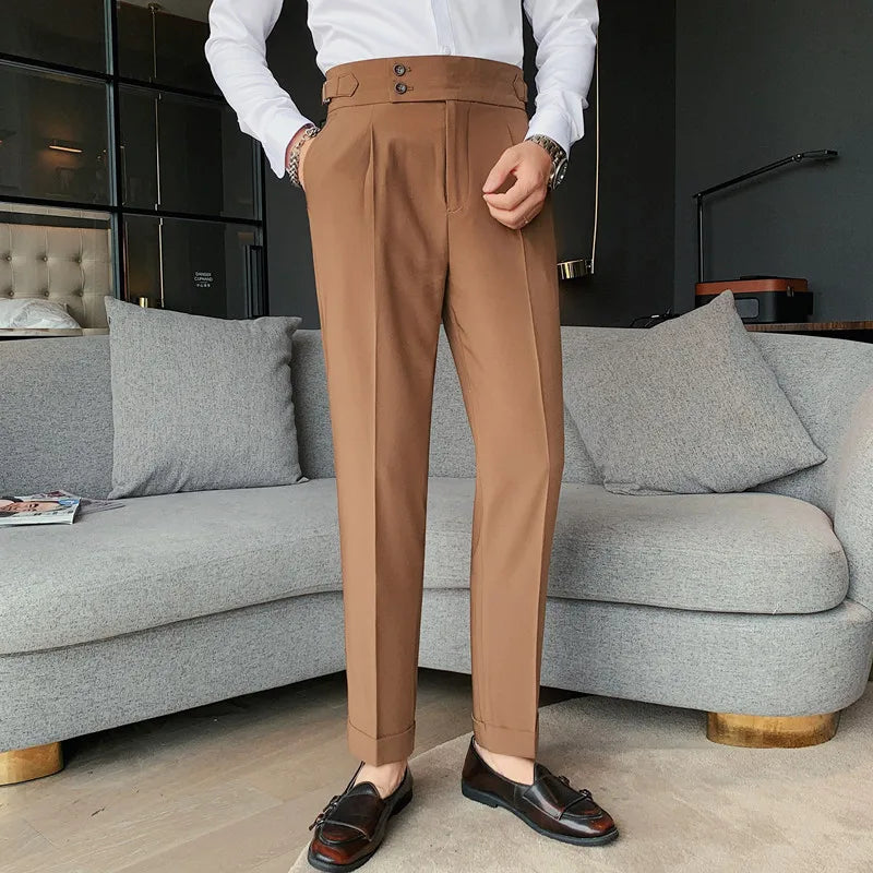 Pantalón de Vestir Slim Fit Gurkha para Hombre Dante Stefano Romano®
