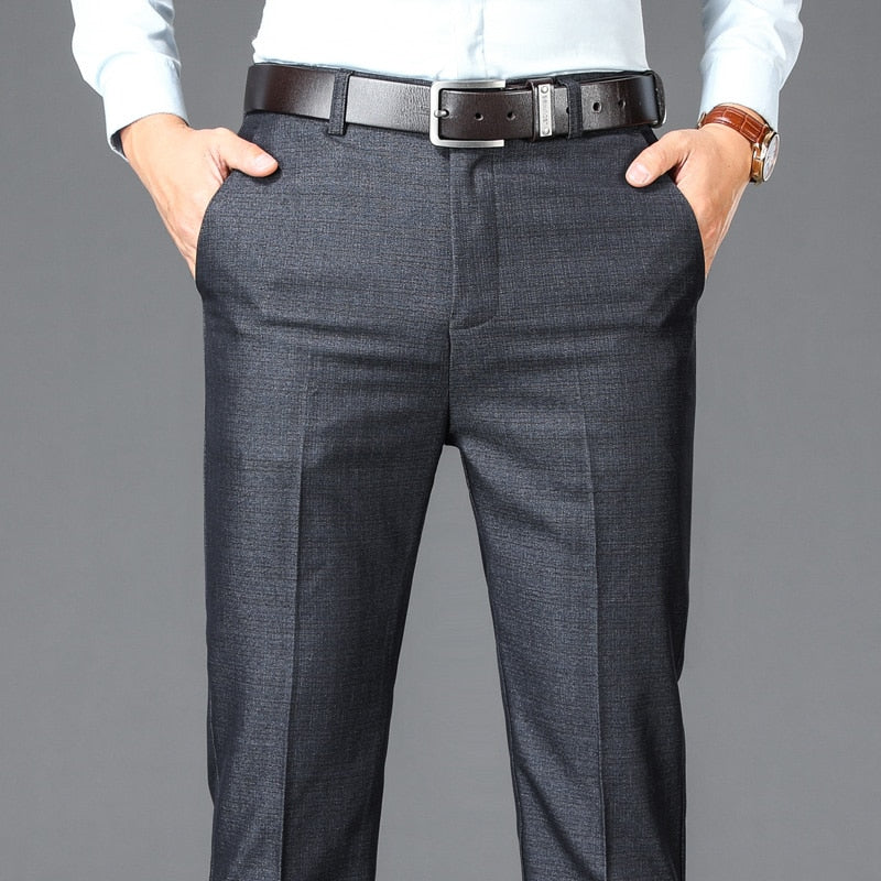 Pantalón de Vestir Recto para Hombre Alessandro Stefano Romano®