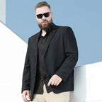 Blazer Plus Size Diseñador Poliéster para Hombre Alessandro Stefano Romano®
