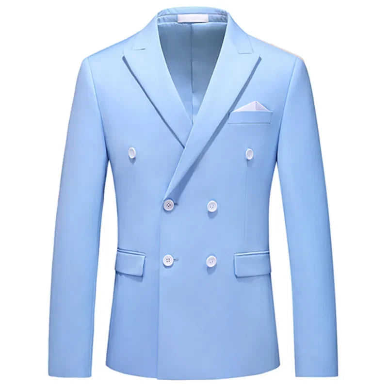 Blazer Slim Cruzado para Hombre Alessandro Stefano Romano®