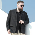 Blazer Plus Size Diseñador Poliéster para Hombre Marco Stefano Romano®