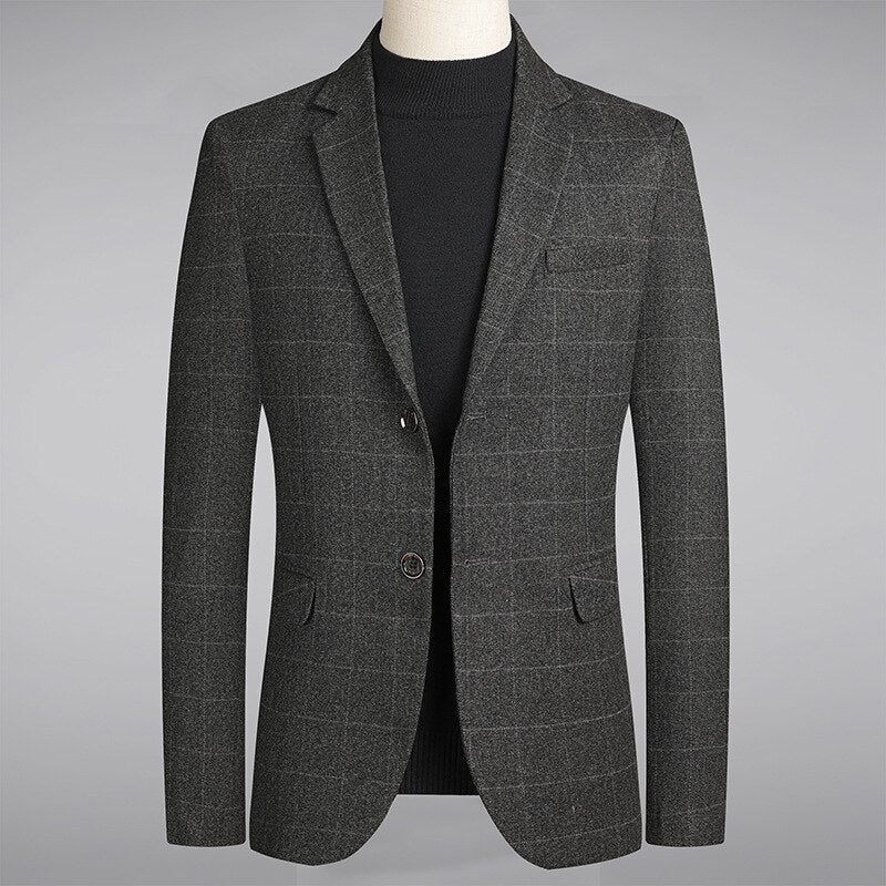 Blazer Slim Fit Sport Fino Poliéster para Hombre Stefano Romano®
