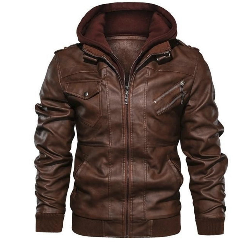 Chamarra de Cuero Original para Hombre Alessandro Stefano Romano®
