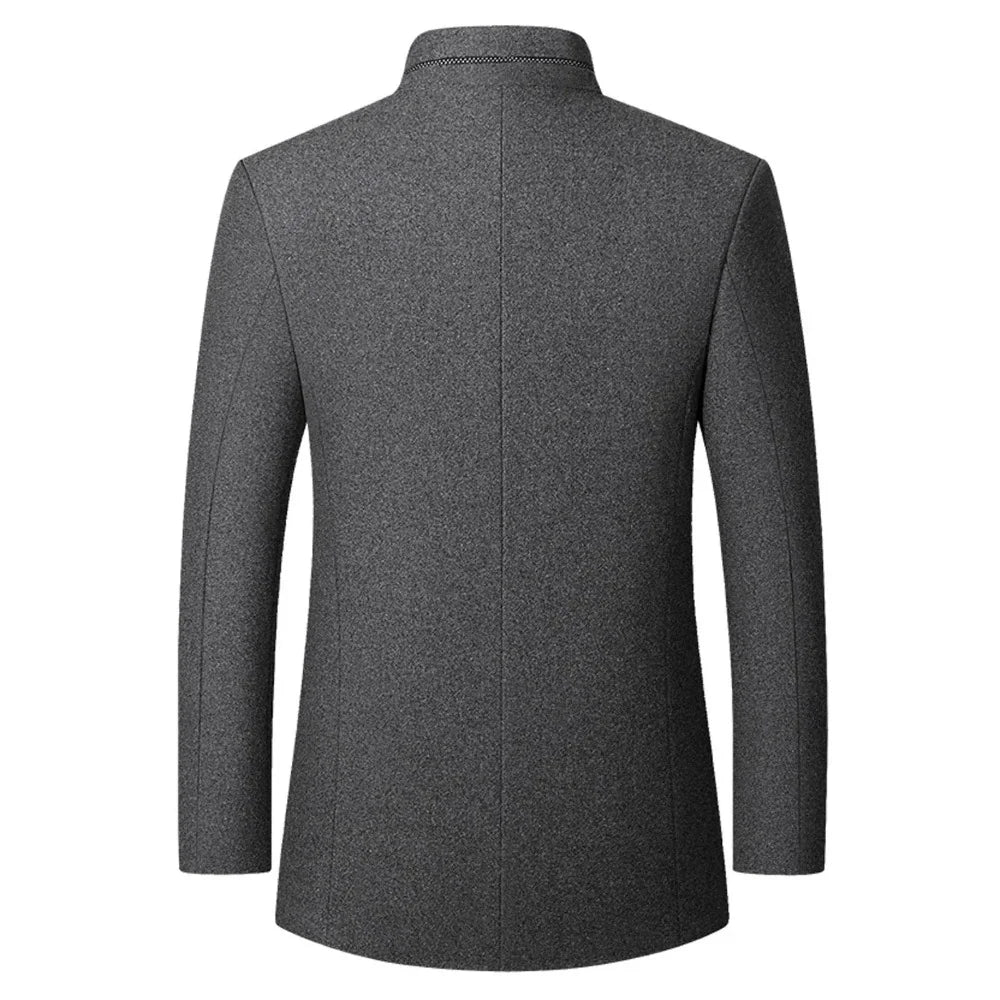 Abrigo Cuello Alto para Hombre de Diseñador Stefano Romano®