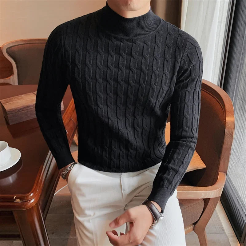 Suéter de Cuello Alto para Hombre Milan Stefano Romano®