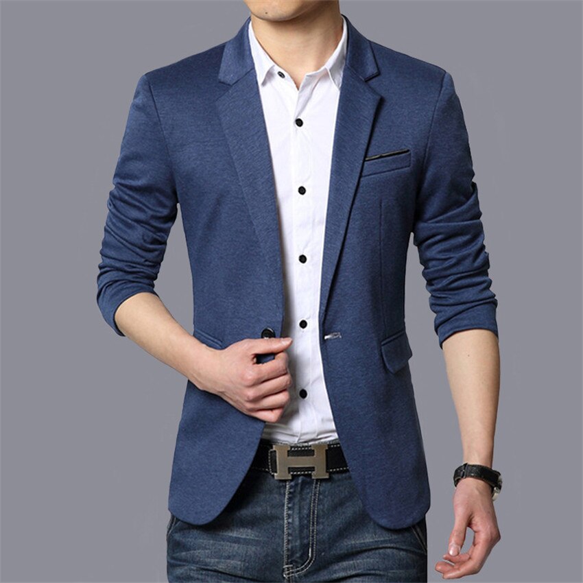 Blazer Sport Fino Moderno Algodón para Hombre Marco Stefano Romano®