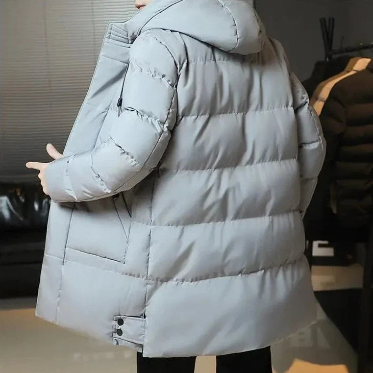 Chamarra Larga Puffer para Hombre Stefano Romano®