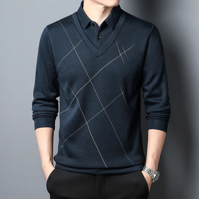 Suéter Cuello Polo Vestir para Hombre Stefano Romano®