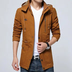 Chamarra Casual con Capucha para Hombre Stefano Romano®