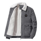 Chamarra Casual Cuello Polo Corte Regular para Hombre Marco Stefano Romano®