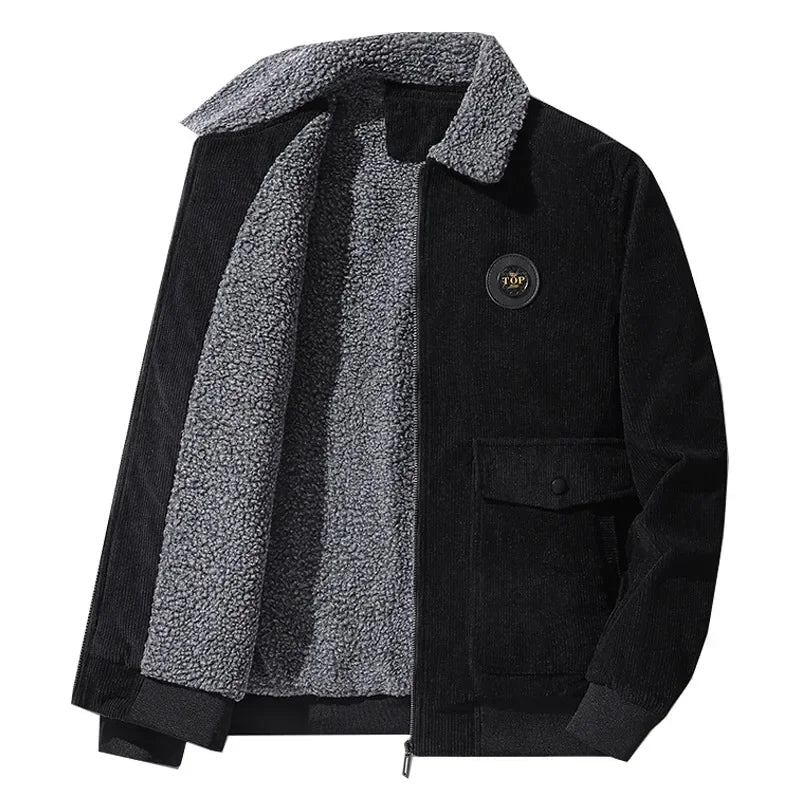 Chamarra Casual Cuello Polo Corte Regular para Hombre Marco Stefano Romano®