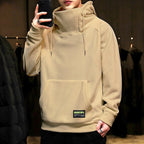 Sudadera Canguro de Cuello Alto para Hombre Stefano Romano®